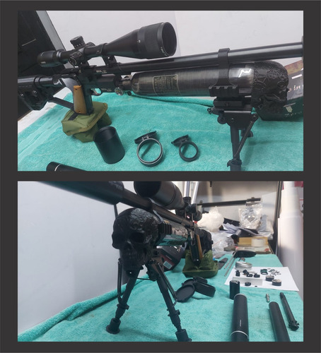 Pp750 5.5 Artemis Preparada Nova Carabina Pistola Custom Rtx