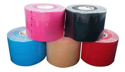 12x Vendas Tape Kinesiologico  Ktape  Sc 5 Cm X 5 Mt