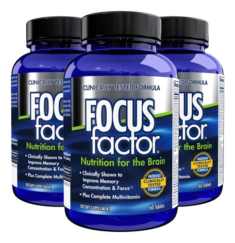 Focus Factor Brain Cerebral Memoria Concentracion 180 Cap