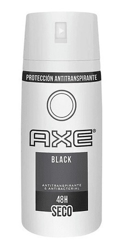 Desodorante Antitranspirante  Axe Black Seco 48 H