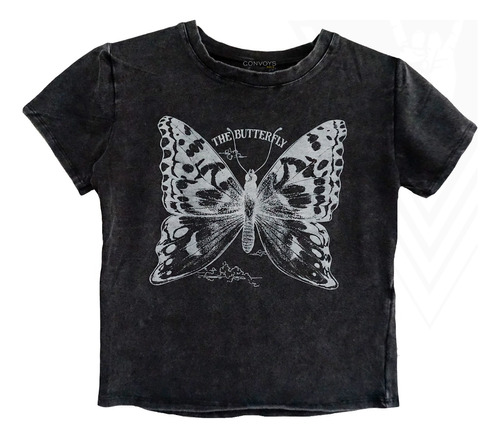 Remera Lycra Y Algodón - The Butterfly - Convoys Rock