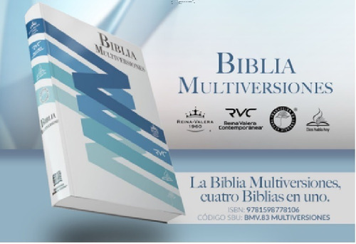 Imagen 7 de 8 de Biblia Multiversiones (4 En 1) Rvr1960, Rvc, Dhh, Tla Estudi