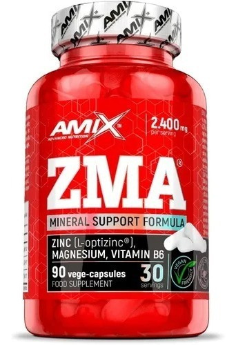 Zma Amix Zinc Magnesium, Vitamin B6 90 Caps ( Envio Gratis)