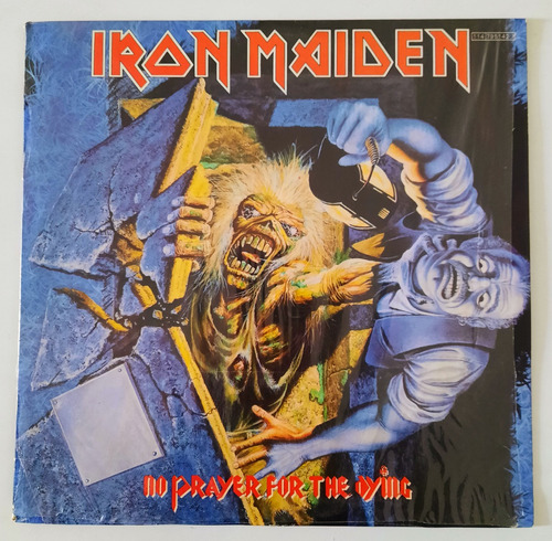 Iron Maiden No Prayer For The Dying Vinilo Insert