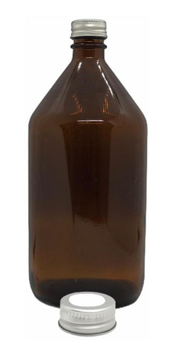 Frasco Vidrio Difusor Botella Con Tapa Difusora 1 Lt X12