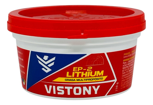 Grasa Multiproposito Litio Amarilla Vistony Ep-2 210g X2