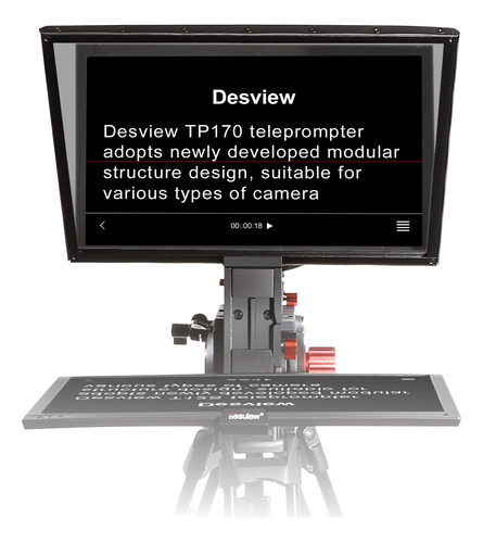 Teleprompter Desview Tp170 17 Pulgadas Todo Metal