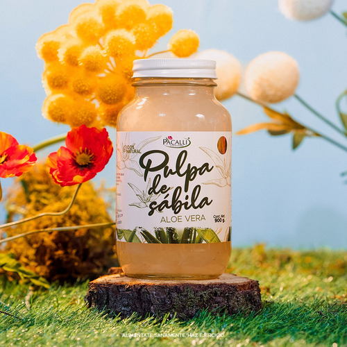 Pulpa De Sábila 900g Natural Y Refrescante Pacalli