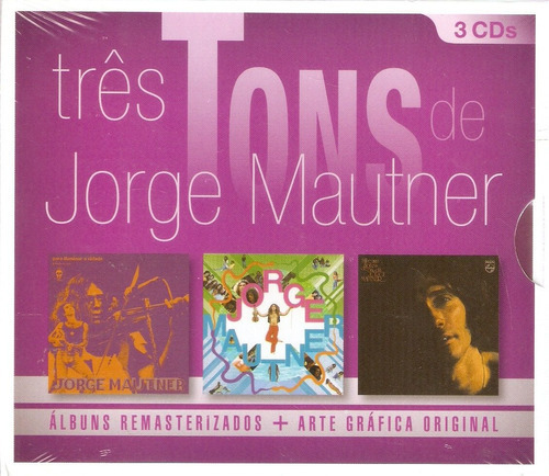 Jorge Mautner - Três Tons De ...( Box 3 Cds/ac500/lacrado ) Versão do álbum Remasterizado