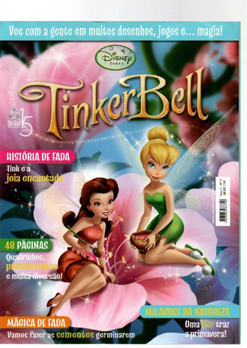 Revista Tinker Bell 4 Revistas Passatempos Histórias Desenho