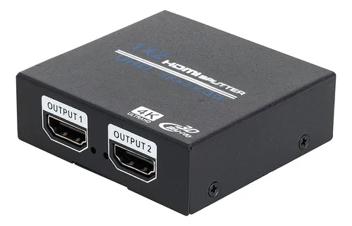 comprar Conversor Splitter Hdmi 1x2 4k Com 1 Entrada E 2 Saídas