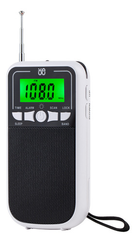 Radio Portátil Fm/am/sw Multibanda De Alta Sensibilidad