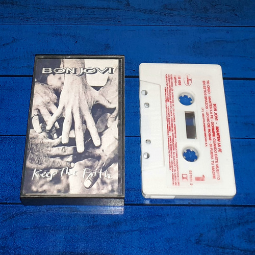 Bon Jovi Keep The Faith Cassette Arg Maceo-disqueria 