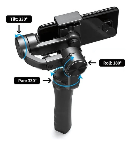 Estabilizador De Imagem Celular Profissional Gimbal 3 Eixos