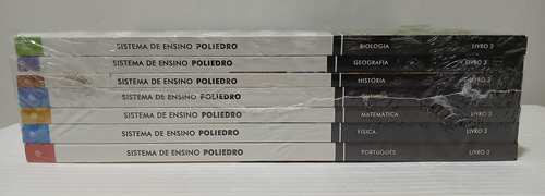 Livro - Kit 3 - Sistema De Ensino Poliedro Português - Com 7 Livros - Novo E Lacrados (Usado)