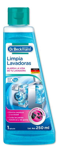 Dr. Beckmann Limpia Lavadoras 250ml X 6 Unidades