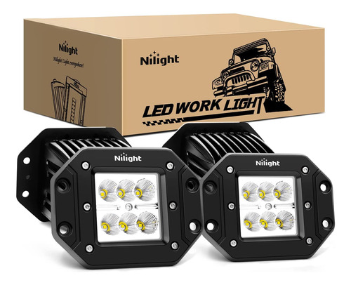 Nilight Capsula Led 4 Pieza 18 W Montaje Empotrado Trabajo 2