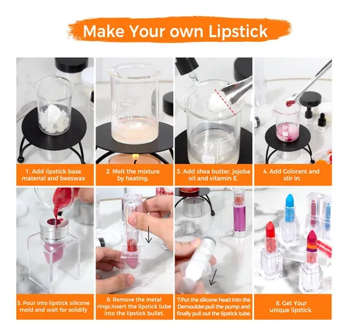 Mymerry Kit De Fabricacion De Lapiz Labial, Kit Para Hacer T