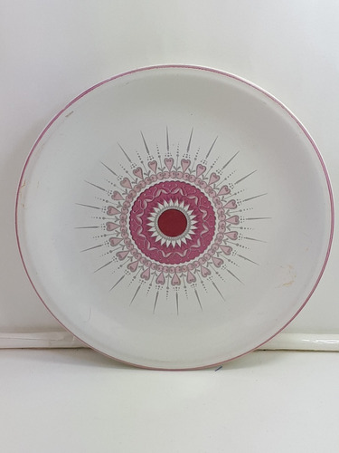 Plato Halifax Antiguo Porcelana Rosa 16 Cm Cc Mc