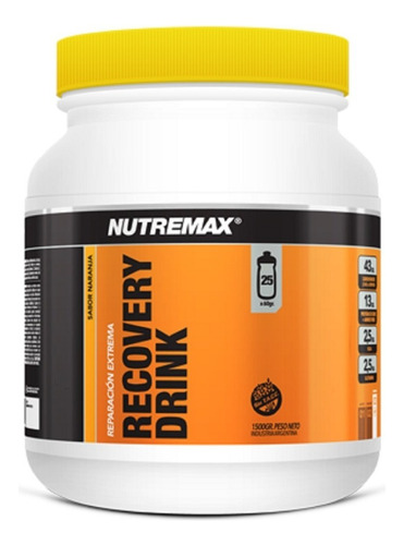 Recovery Drink Nutremax Reparacion Muscular 1.5kg Nar Sabor Ananá