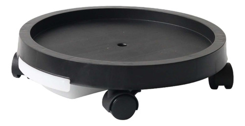 Soporte Rodante Para En Maceta Con Ruedas, Negro 29,3 Cm.