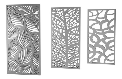 Paneles Decorativos, Chapa Perforada De 0,9mm - 60 X 120cm