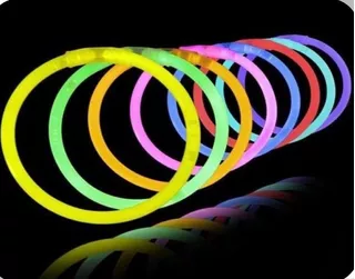 100 Pulseras De Barra Luminosa Fiestas De Luces De Neón Led