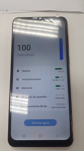 Smartphone Samsung Galaxy A02 Tela 6.5 32gb 2gb Ram Vermelho