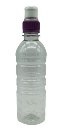 Botella Pet Agua 355ml Con Tapa Sport Morada (180 Pzas)