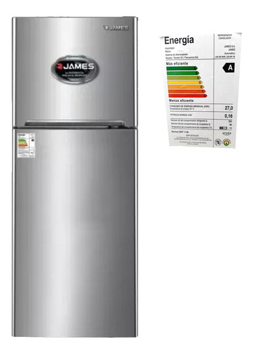 Refrigerador James Inox J 501 Inverter 12 Años Garantía