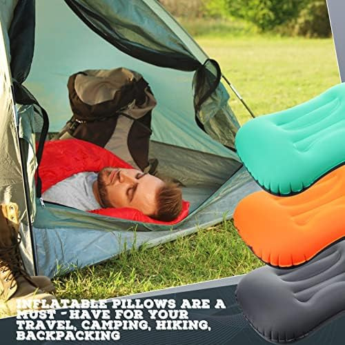 Yulejo 3 Uds Almohada Inflable De Viaje Para Acampar Almohad