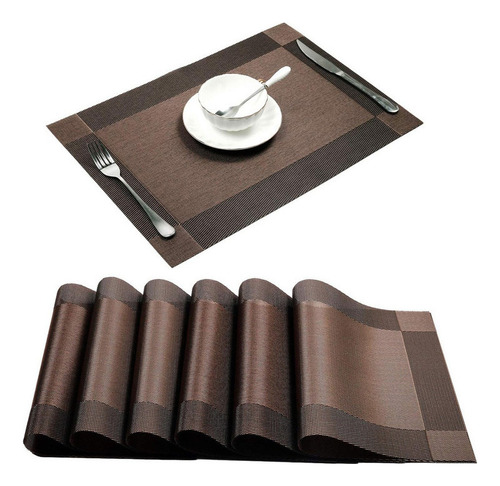 M Para 6 Piezas Tapete De Mesa Aislado Antideslizante