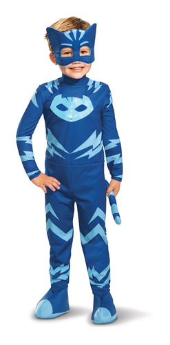 Disfraz Talla 4 6 Para Niño De Catboy Pj Masks Para