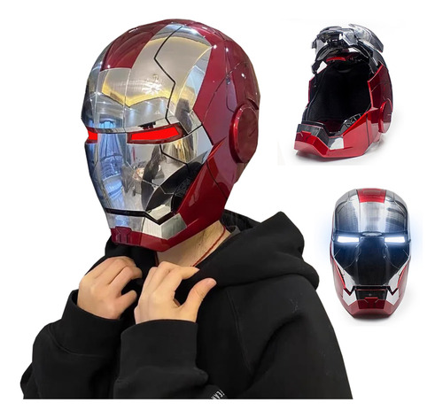 Capacete Comando Voz Mk 5 Homem De Ferro Iron Man Sem Juros