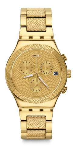 Espectacular Reloj Swatch Goldy Full Ycg420g Nuevo 