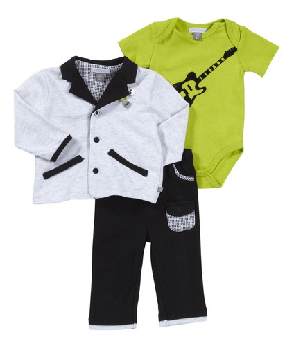 Petit Lem Jazzy Baby - Juego De Ropa De Bebé (3 Piezas), Col