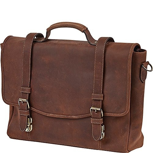 Claire Chase Rustic Laptop Messenger Bag Rustic Brown