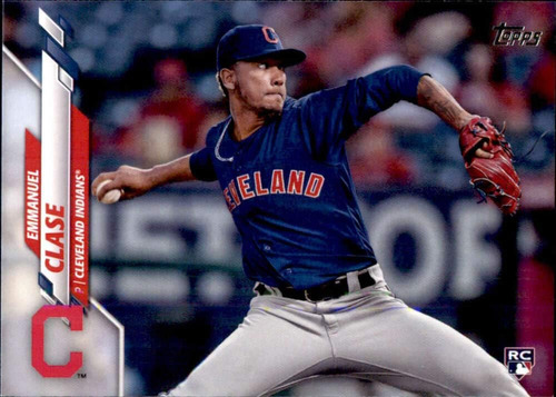 2020 Topps 390 Emmanuel Clase Tarjeta De Béisbol Novato De L