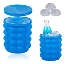 Comprar Balde De Gelo Silicone Térmico Faz 120 Bolas Bebidas Drinks