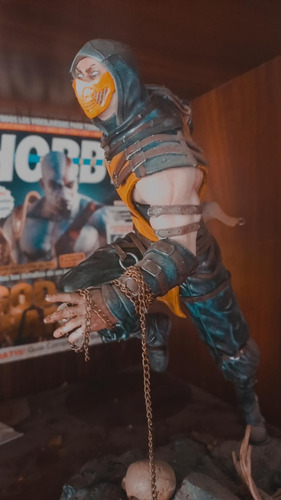 Figura Scorpion Del Videojuego Mortal Kombat (Usado)