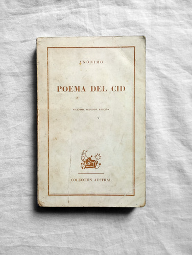 Poemas Del Cid - Anónimo (Usado)