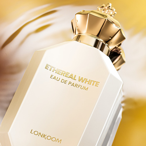 Perfume Gourmet para Mujer EDP de Larga Duración Frutas Tropicales Vainilla Dulce Aromas Seductores y Sexys Lonkoom Ethereal White Eau De Parfum