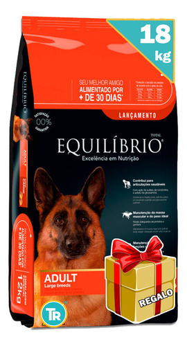 Racion Perro Equilibrio Adulto Rza Gde + Regalo + E Gratis