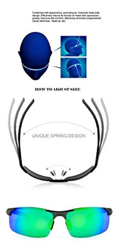 Andoilt Hombres Deportes Gafas De Sol Polarizadas Protección