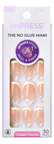 Press-on Nails Impress No Glue Main French Short Squoval