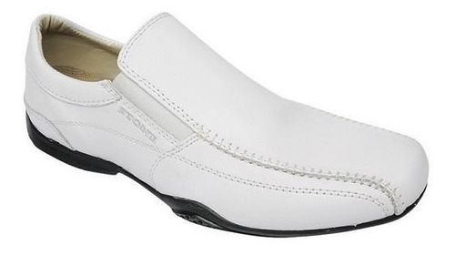 Zapato Cuero Cosido - Stone Blanco Urbano