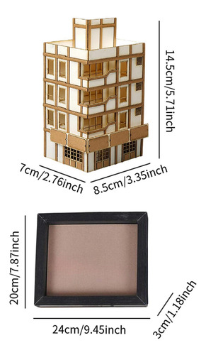 1/144 Modelo De Construcción De Edificios Estilo A