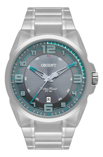 Relógio Masculino Orient Mbss1436 G2sx Casual Prateado