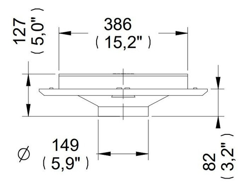 Coladera De Rejilla Rectangular Helvex 2714 De Hierro