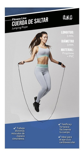 Cuerda Para Saltar Fitness Line